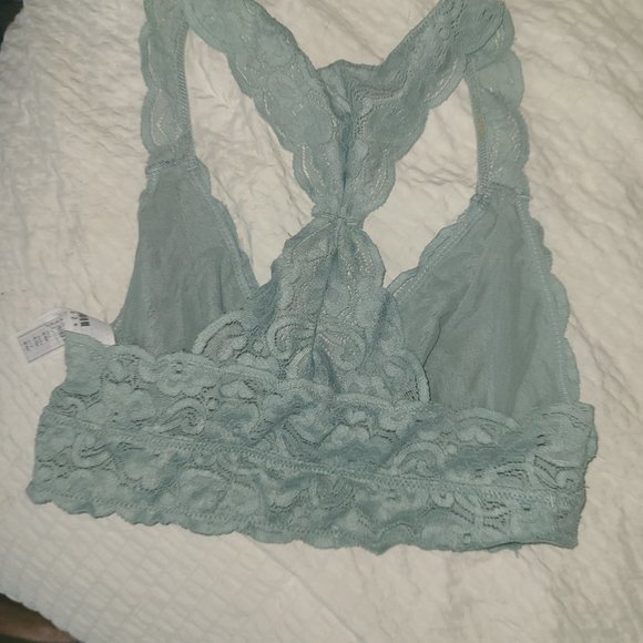 Forever 21 Lace Bralette Teal - Picture 2 of 3